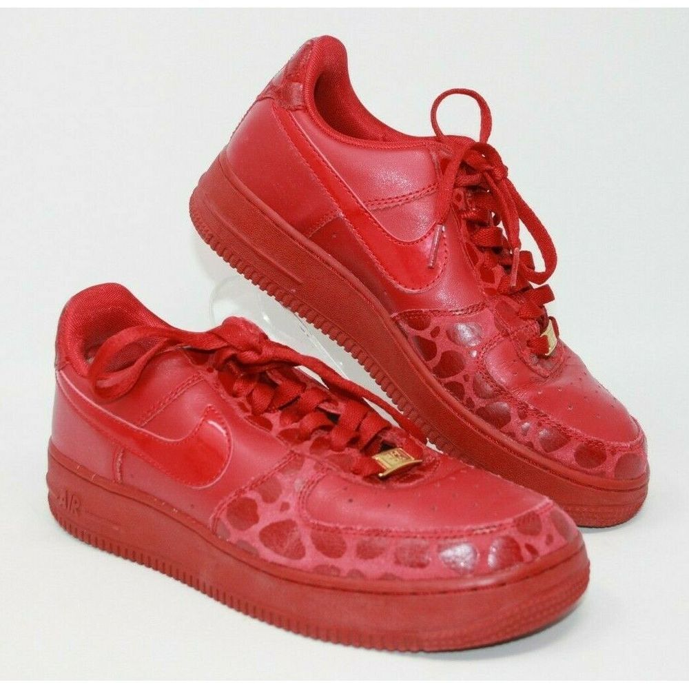 Nike Size 8.5 Air Force 1 Valentine's Shoes